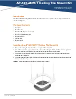 Aruba AP-320-MNT-T Installation Manual предпросмотр