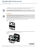 Предварительный просмотр 1 страницы Aruba AP-MNT-MP10-X Installation Manual