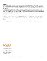 Предварительный просмотр 2 страницы Aruba S1500 Series Installation Manual