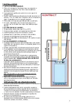 Предварительный просмотр 7 страницы ARVEN KONTRACT 180 Operating Instructions Manual