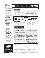 Preview for 2 page of ARX AFW-1 Specifications