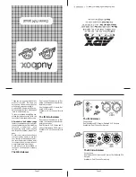 Предварительный просмотр 2 страницы ARX DeBalancer Manual