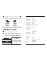 Предварительный просмотр 2 страницы ARX DI-6S Owner'S Manual