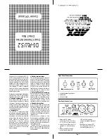 Предварительный просмотр 2 страницы ARX DI-PLUS 2 Owner'S Manual