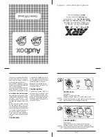 Предварительный просмотр 2 страницы ARX ISO Later Owner'S Manual