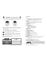 Предварительный просмотр 2 страницы ARX MIXXMaster Owner'S Manual