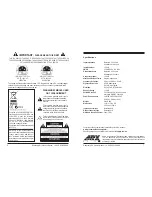 Предварительный просмотр 2 страницы ARX Quadcomp II Owner'S Manual