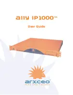 Arxceo ALLY IP1000 User Manual preview