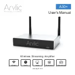 Предварительный просмотр 1 страницы Arylic A30+ User Manual