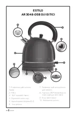 Preview for 2 page of Arzum BEYMEN Club AR 3048-DSB Instruction Manual