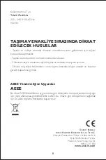 Предварительный просмотр 8 страницы Arzum FIRRIN AR 232 Instruction Manual