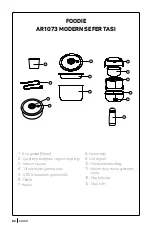 Предварительный просмотр 2 страницы Arzum FOODIE AR 1073 Instruction Manual