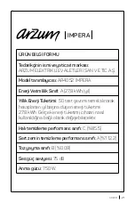 Preview for 21 page of Arzum IMPERA AR 4052 Instruction Manual