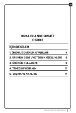 Preview for 3 page of Arzum OKKA BEANGOURMET OK003 Quick Start Manual