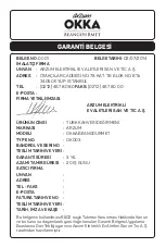 Preview for 42 page of Arzum OKKA BEANGOURMET OK003 Quick Start Manual