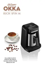 Arzum OKKA Rich Spin M Instruction Manual предпросмотр