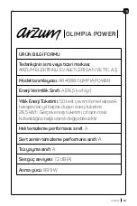 Preview for 9 page of Arzum OLIMPIA POWER AR 4088 Instruction Manual