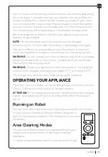 Preview for 19 page of Arzum ROBOTEK X2 AR 4301 Instruction Manual