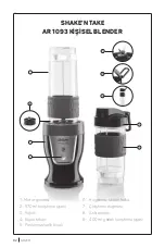 Preview for 2 page of Arzum Shake'n Take AR 1093 Instruction Manual