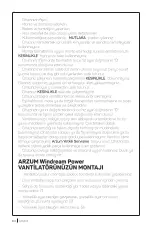 Предварительный просмотр 4 страницы Arzum WINDREAM POWER AR 063 Instruction Manual