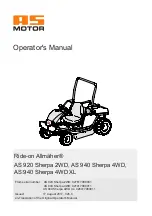 Предварительный просмотр 1 страницы AS MOTOR 021917080001 Operator'S Manual