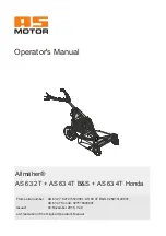 AS MOTOR Allmaher AS 63 2T Operator'S Manual preview