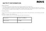 Предварительный просмотр 5 страницы AS Rove G2800 User Manual