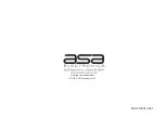 Preview for 28 page of ASA Electronics 35771 Installation And Operation Manual