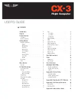 Preview for 2 page of ASA Electronics cx-3 User Manual