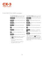 Preview for 16 page of ASA Electronics cx-3 User Manual