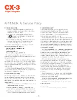 Preview for 20 page of ASA Electronics cx-3 User Manual