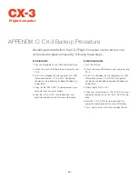 Preview for 22 page of ASA Electronics cx-3 User Manual