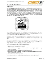 Предварительный просмотр 4 страницы ASA Electronics eSPEED B25.14 Operating Instructions Manual