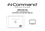 ASA Electronics iN-Command JRVCS105 Installation And Operation Manual preview