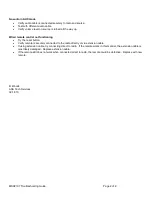 Preview for 2 page of ASA Electronics MSR2107BRP Troubleshooting Manual