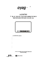 Preview for 1 page of ASA Electronics oyage AOM703 Owner'S Manual