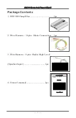 Preview for 6 page of ASA Electronics SRS1000 Owner'S Manual