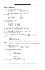 Preview for 12 page of ASA Electronics SRS1000 Owner'S Manual