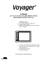 Preview for 1 page of ASA Electronics Voyager AOM681 Owner'S Manual