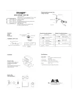 Preview for 1 page of ASA Electronics Voyager VCCT130 Quick Start Manual