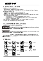 Preview for 2 page of Asada BEAVER 8 Instruction Manual