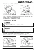 Preview for 21 page of Asada BOLT MACHINE 25Pro Instruction Manual