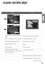 Предварительный просмотр 9 страницы Asada CLEAR SCOPE 2820 Instruction Manual