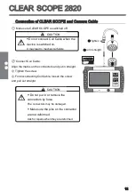 Предварительный просмотр 12 страницы Asada CLEAR SCOPE 2820 Instruction Manual