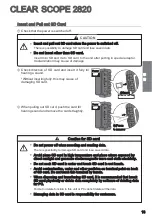 Предварительный просмотр 13 страницы Asada CLEAR SCOPE 2820 Instruction Manual