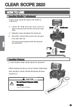 Предварительный просмотр 14 страницы Asada CLEAR SCOPE 2820 Instruction Manual