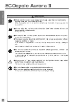 Preview for 4 page of Asada ECOcycle Aurora II Instruction Manual