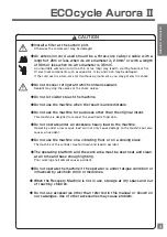 Preview for 5 page of Asada ECOcycle Aurora II Instruction Manual