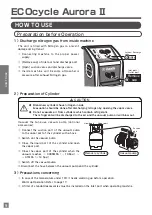 Preview for 10 page of Asada ECOcycle Aurora II Instruction Manual