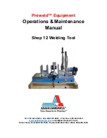 Asahi/America Proweld Shop 12 Operation & Maintenance Manual preview